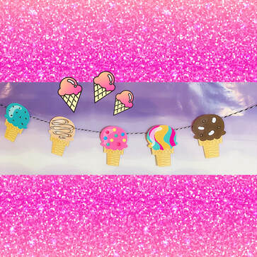 Ice Cream Cone Banner